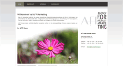 Desktop Screenshot of afp-marketing.de