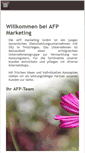 Mobile Screenshot of afp-marketing.de